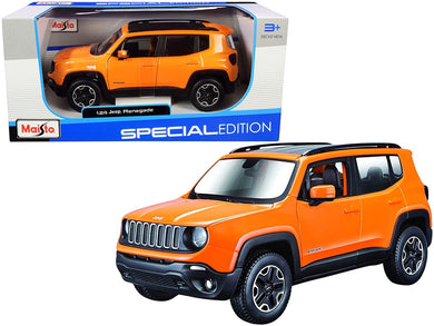 Jeep Renegade Orange Metallic with Black Top 