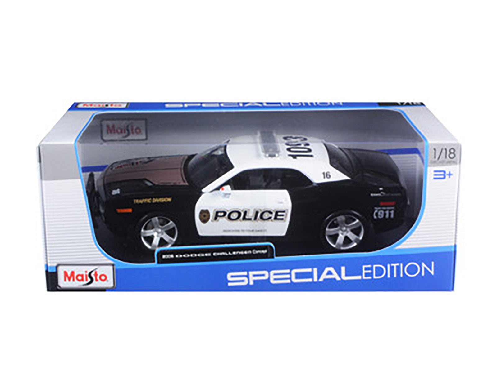 2006 Dodge Challenger Concept Police 1/18 Diecast Model Car by Maisto Maisto