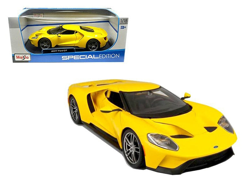 2017 Ford GT Yellow 1/18 Diecast Model Car by Maisto Maisto