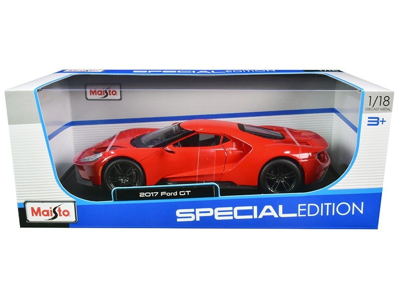 2017 Ford GT Red with Black Wheels "Special Edition" 1/18 Diecast Model Car by Maisto Maisto