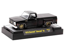 Load image into Gallery viewer, 1978 Chevrolet Silverado 30 Pickup Truck Black Limited Edition to 10120 pieces Worldwide 1/64 Diecast Model Car by M2 Machines M2
