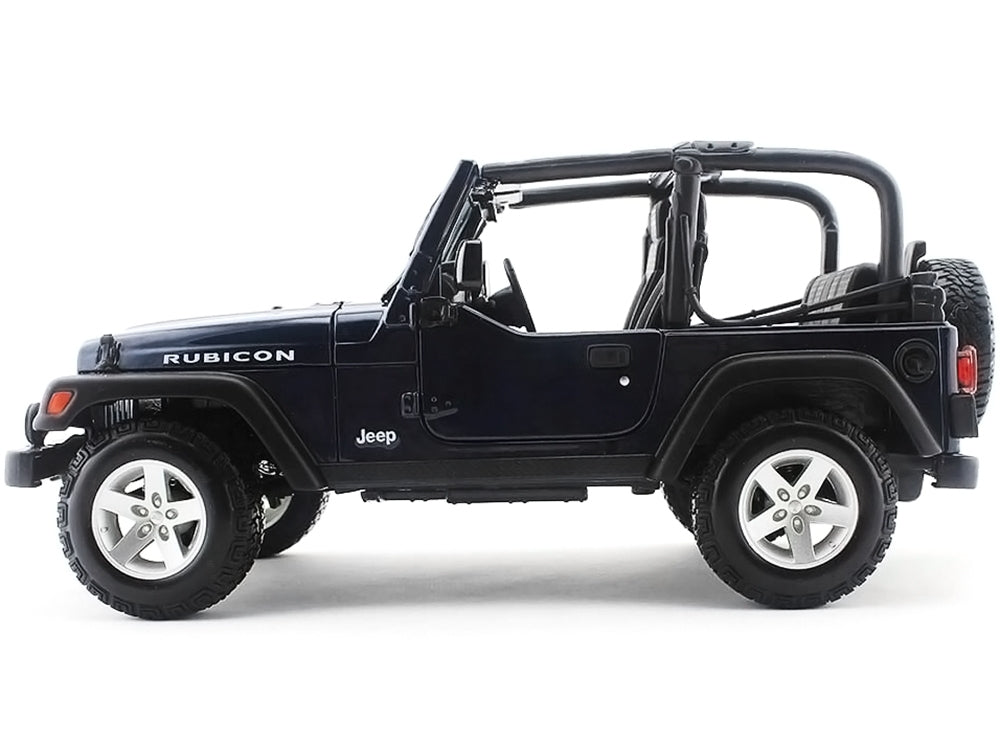 Jeep Wrangler Rubicon Deep Blue 1/18 Diecast Model Car by Maisto Maisto