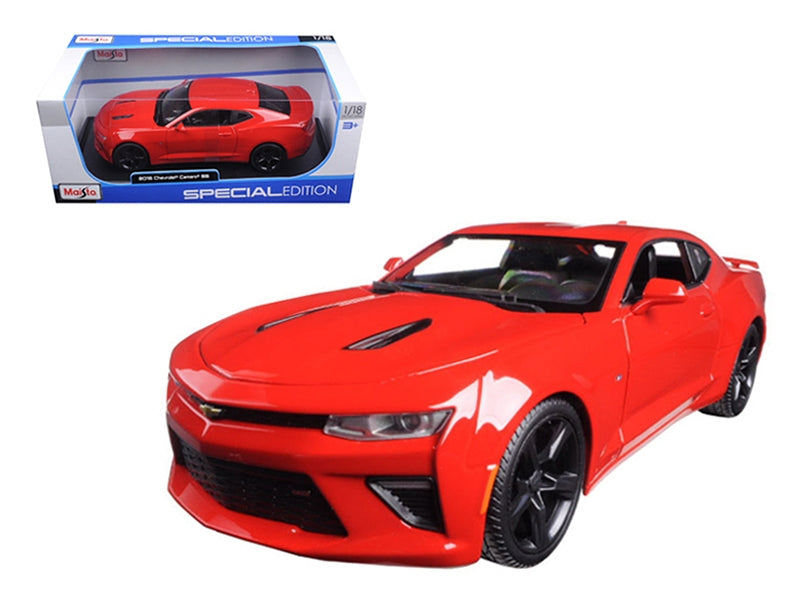 2016 Chevrolet Camaro SS Red 1/18 Diecast Model Car by Maisto Maisto