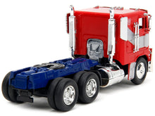Load image into Gallery viewer, Optimus Prime Tractor Truck Red and Blue with Silver Stripes &quot;Transformers: Rise of the Beasts&quot; (2023) Movie &quot;Hollywood Rides&quot; Series 1/32 Diecast Model Car by Jada Jada
