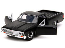 Load image into Gallery viewer, 1967 Chevrolet El Camino Matt Black &quot;Fast &amp; Furious&quot; Series 1/32 Diecast Model Car by Jada Jada
