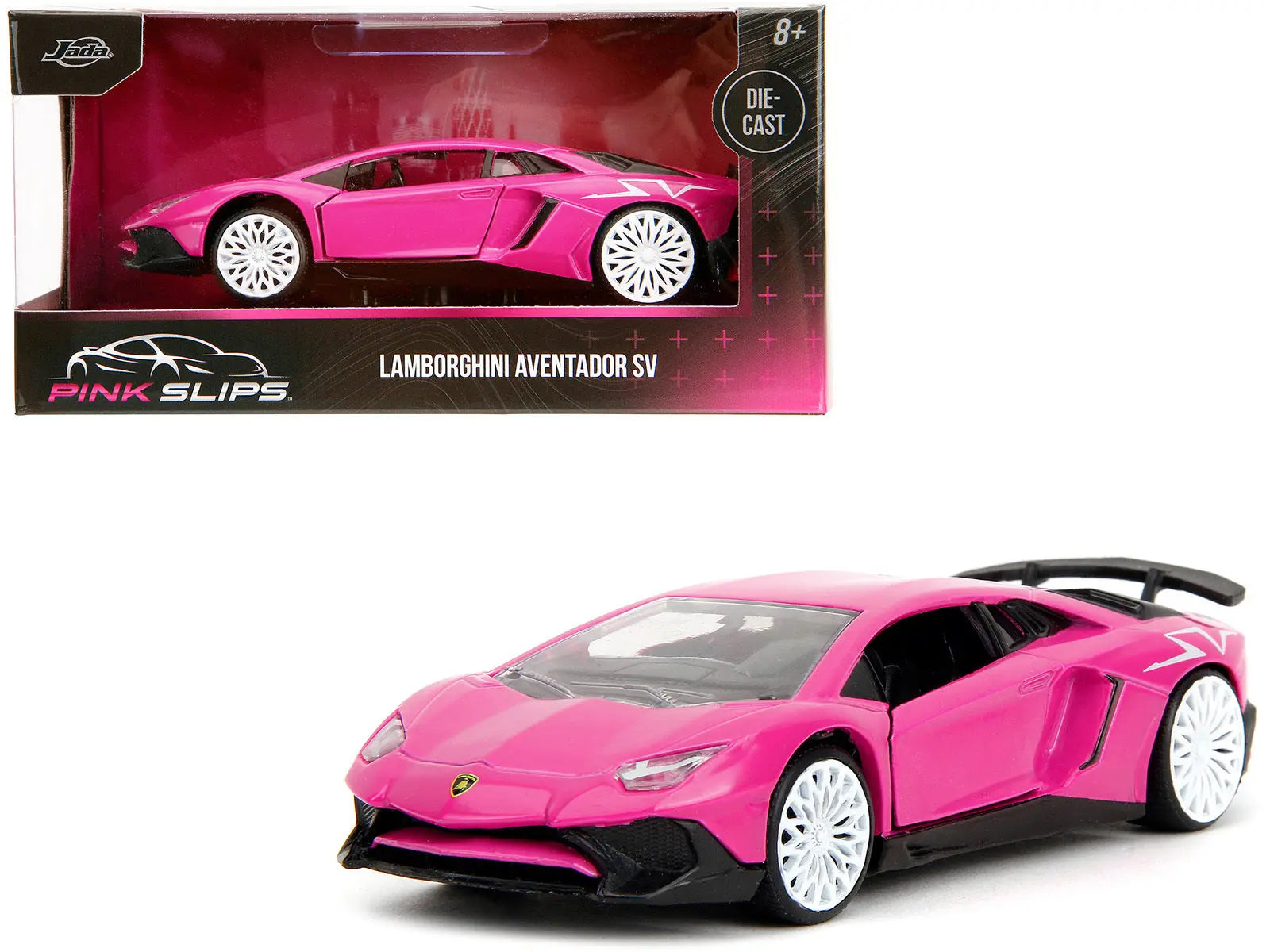 Lamborghini Aventador SV Pink "Pink Slips" Series 1/32 Diecast Model Car by Jada Jada