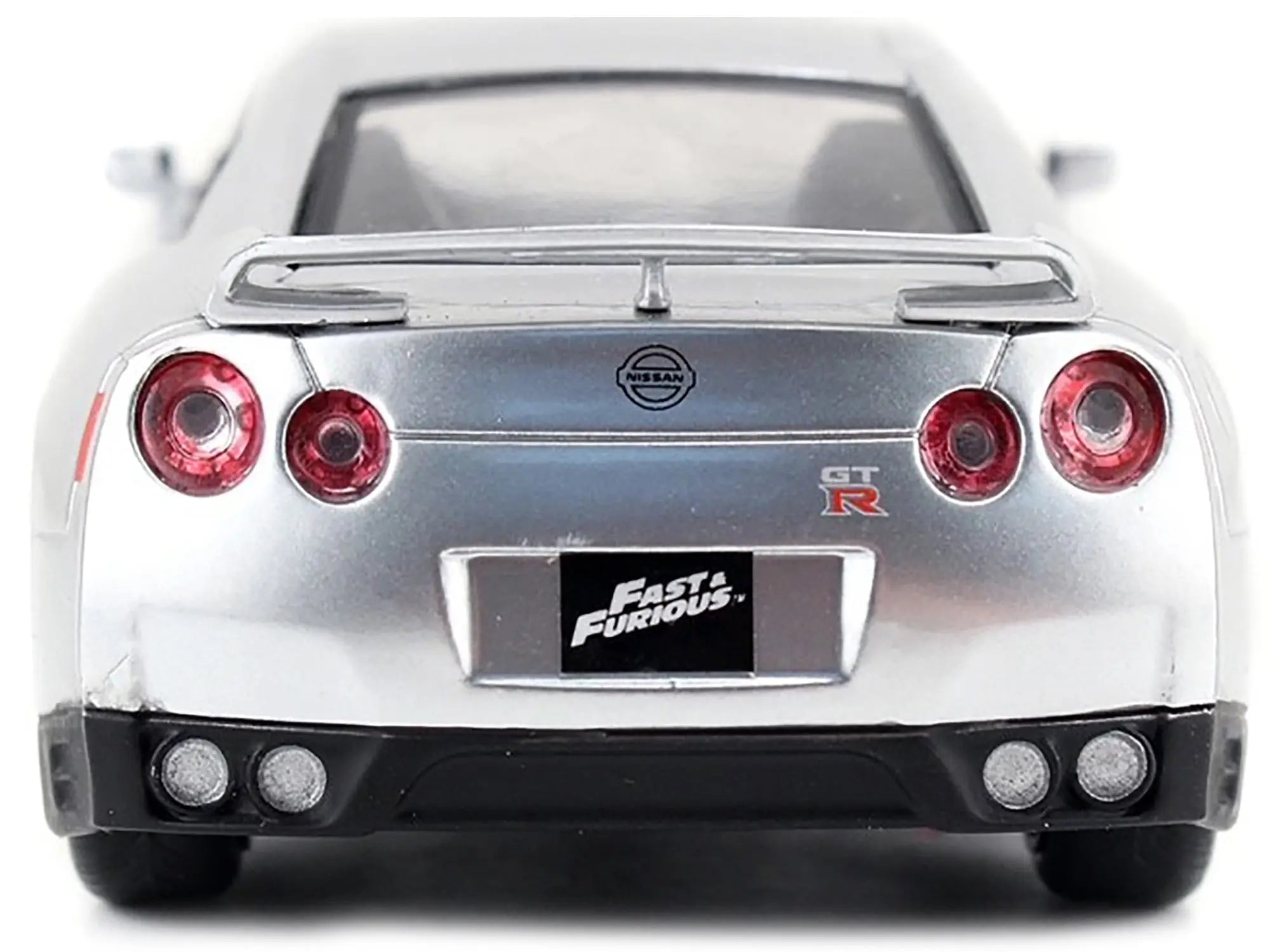Brian's Nissan GT-R (R35) Silver Metallic "Fast & Furious" Movie 1/32 Diecast Model Car by Jada Jada