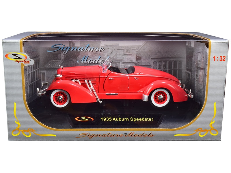 1935 Auburn Speedster Coral Red 1/32 Diecast Model Car by Signature Models Signature Models