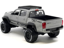 Load image into Gallery viewer, 2023 Toyota Tacoma TRD PRO Off Road Pickup Truck Cement Gray with Black Hood and Roofrack &quot;Maisto Design&quot; Series 1/27 Diecast Model Car by Maisto Maisto
