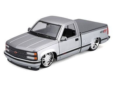 1993 Chevrolet 454 SS Pickup Truck Silver Metallic and Gray 