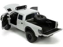 Load image into Gallery viewer, 2011 Ford F-150 SVT Raptor Pickup Truck Light Gray with Extra Wheels &quot;Just Trucks&quot; Series 1/24 Diecast Model Car by Jada Jada
