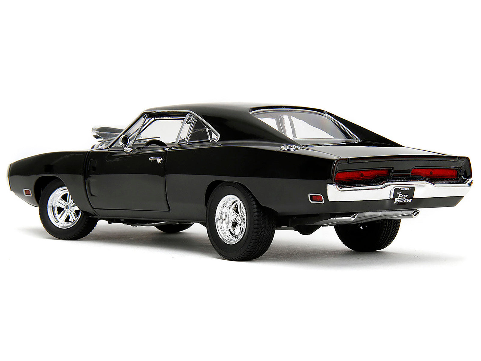 Dom's Dodge Charger R/T Black "Fast & Furious" (2009) Movie "TrueSpec" Series 1/24 Diecast Model Car by Jada Jada