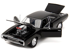 Load image into Gallery viewer, Dom&#39;s Dodge Charger R/T Black &quot;Fast &amp; Furious&quot; (2009) Movie &quot;TrueSpec&quot; Series 1/24 Diecast Model Car by Jada Jada
