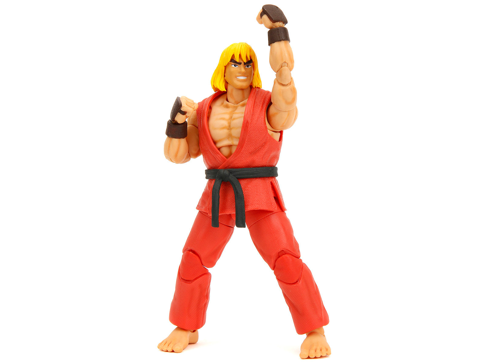 Ken 6" Moveable Figure with Accessories and Alternate Head and Hands "Ultra Street Fighter II: The Final Challengers" (2017) Video Game Model by Jada Jada