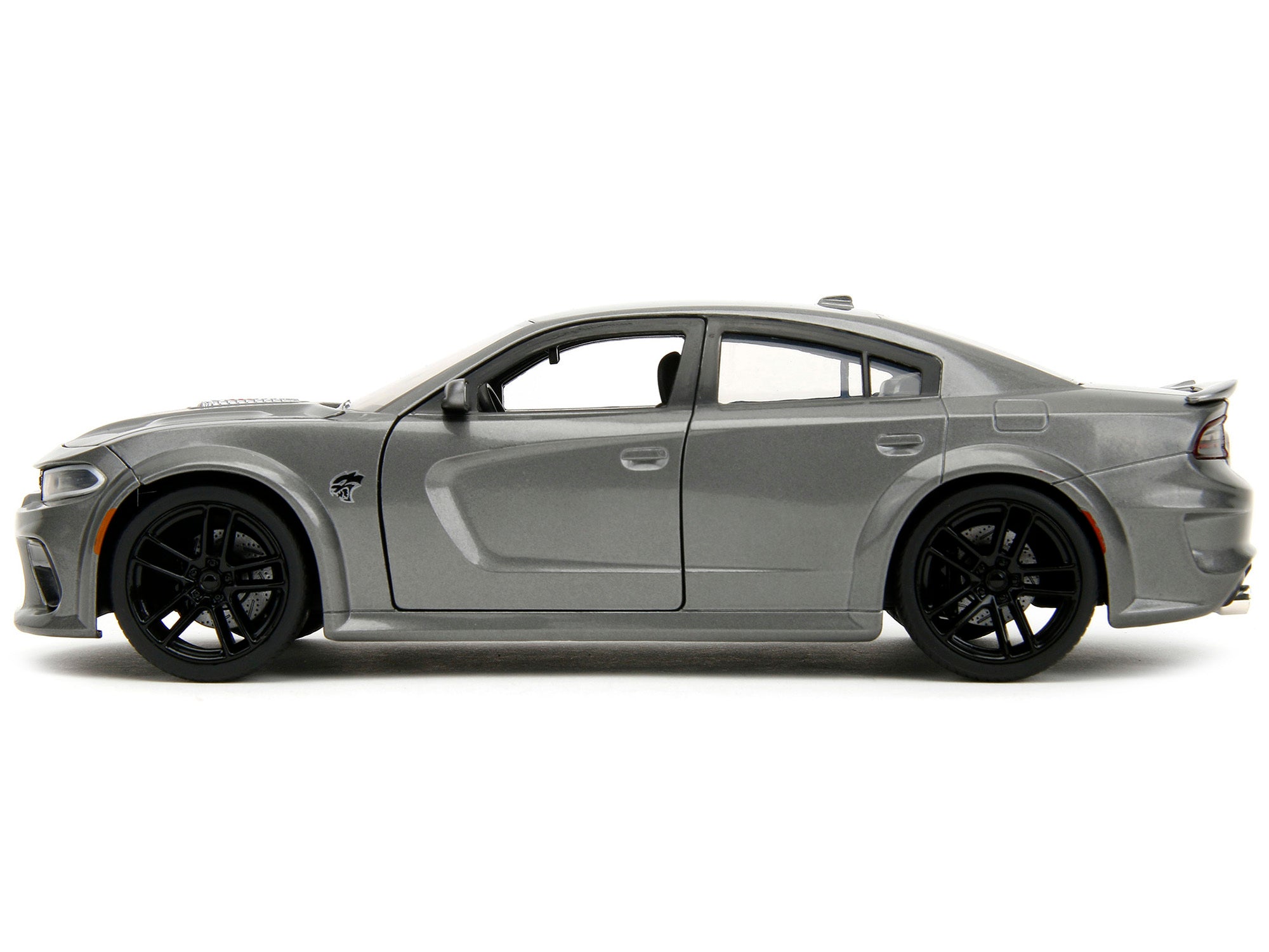 2021 Dodge Charger SRT Hellcat Gray Metallic "Fast X" (2023) Movie "Fast & Furious" Series 1/24 Diecast Model Car by Jada Jada