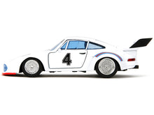 Load image into Gallery viewer, Porsche 935 Turbo #4 &quot;Jazz&quot; White with Blue and Red Stripes &quot;Transformers&quot; &quot;Hollywood Rides&quot; Series 1/32 Diecast Model Car by Jada Jada
