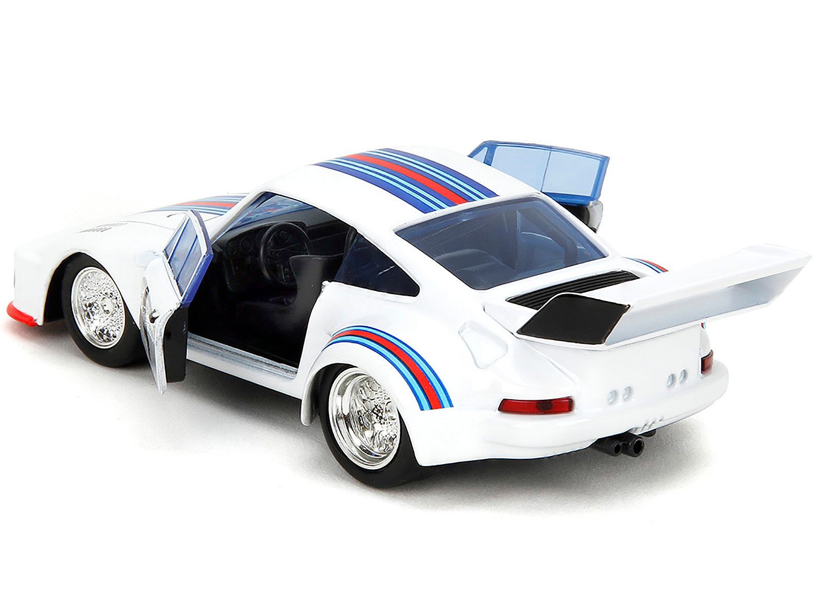 Porsche 935 Turbo #4 "Jazz" White with Blue and Red Stripes "Transformers" "Hollywood Rides" Series 1/32 Diecast Model Car by Jada Jada