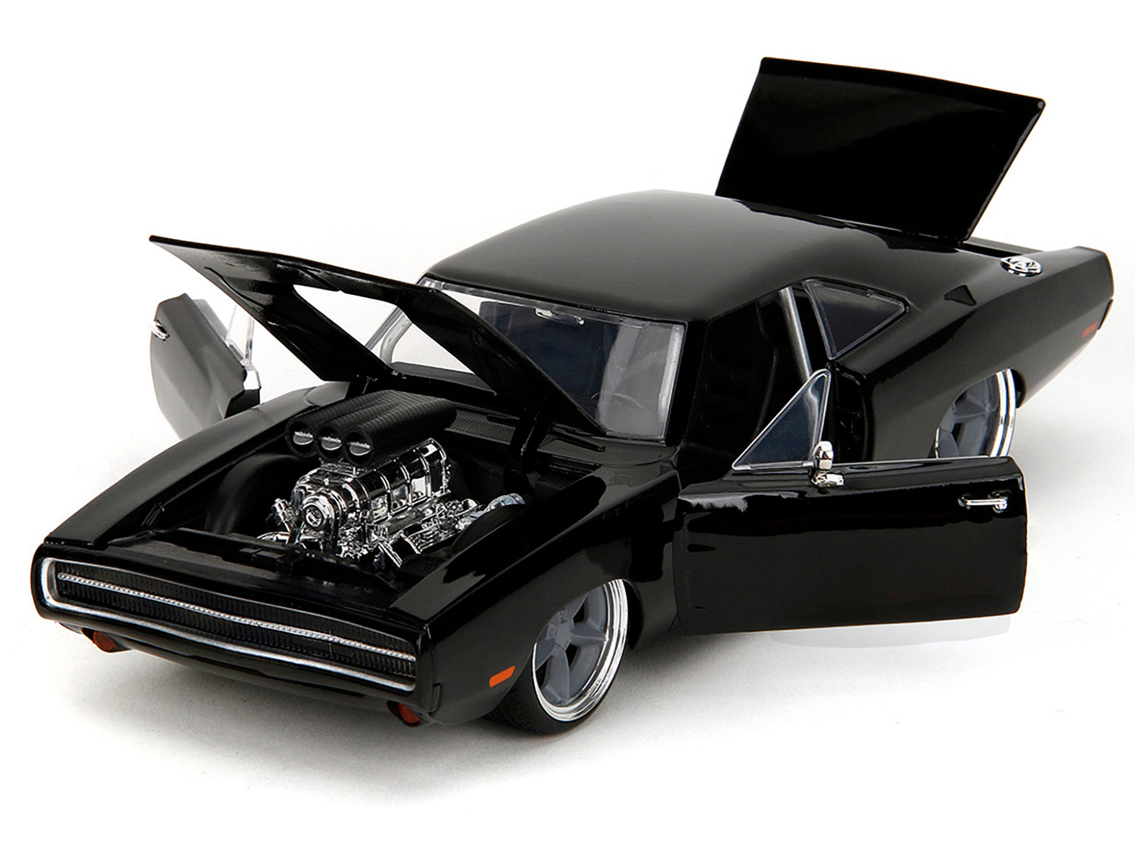 1970 Dodge Charger R/T Black "Fast X" (2023) Movie "Fast & Furious" Series 1/24 Diecast Model Car by Jada Jada