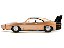 Load image into Gallery viewer, 1969 Dodge Charger Daytona Bronze Metallic with Black Tail Stripe &quot;Bigtime Muscle&quot; Series 1/24 Diecast Model Car by Jada Jada
