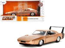 Load image into Gallery viewer, 1969 Dodge Charger Daytona Bronze Metallic with Black Tail Stripe &quot;Bigtime Muscle&quot; Series 1/24 Diecast Model Car by Jada Jada
