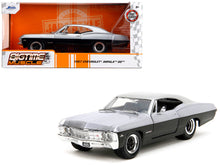 Load image into Gallery viewer, 1967 Chevrolet Impala SS Silver Metallic and Black &quot;Bigtime Muscle&quot; Series 1/24 Diecast Model Car by Jada Jada
