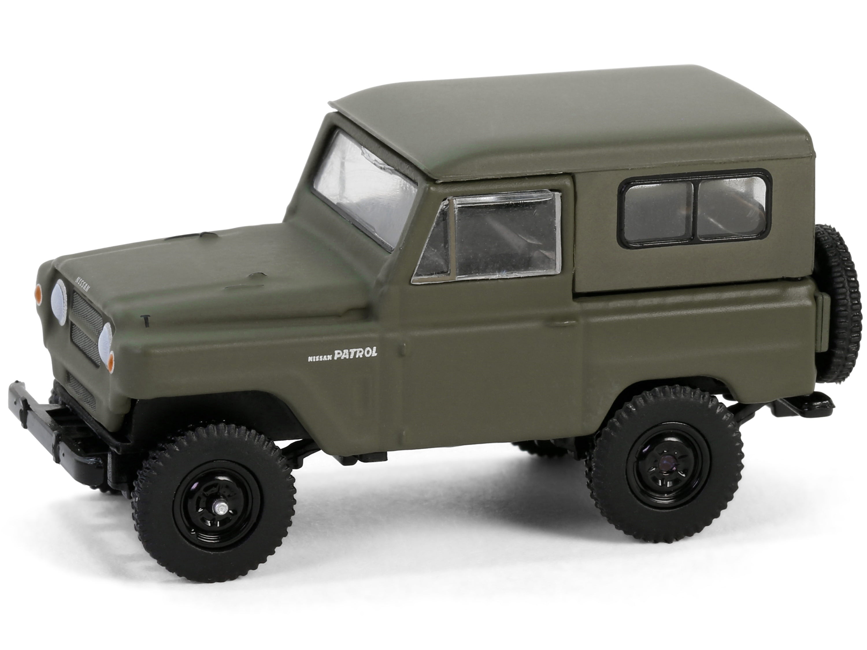 1962 Nissan Patrol Matt Olive Green "All Terrain" Series 16 1/64 Diecast Model Car by Greenlight Greenlight