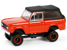 Load image into Gallery viewer, 1969 Ford Bronco Poppy Red with Black Soft Top &quot;All Terrain&quot; Series 16 1/64 Diecast Model Car by Greenlight Greenlight
