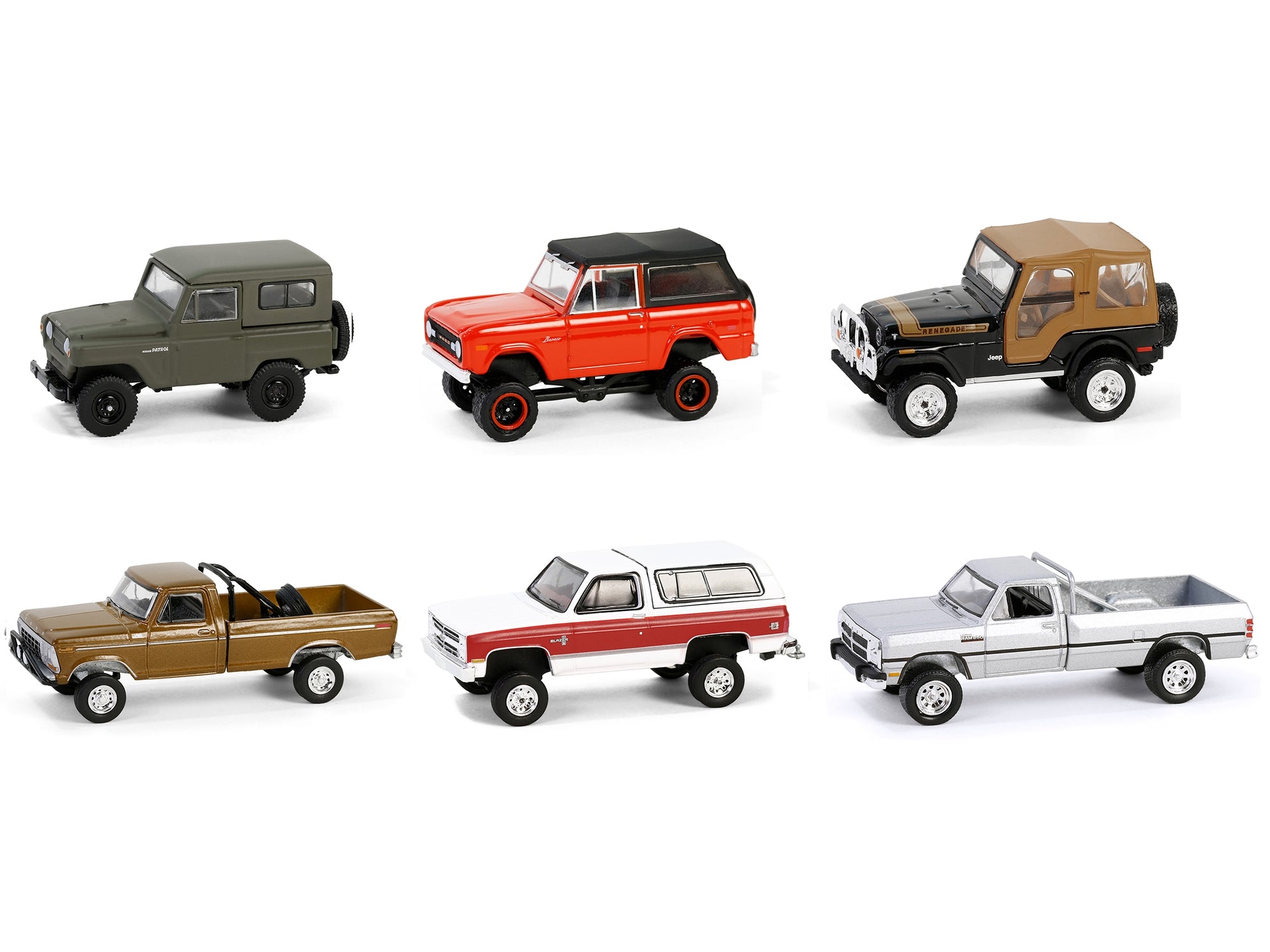 "All Terrain" Series 16 Set of 6 pieces 1/64 Diecast Model Cars by Greenlight Greenlight