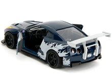 Load image into Gallery viewer, 2009 Nissan GT-R (R35) Ben Sopra Dark Blue with Graphics &quot;Godzilla&quot; &quot;Hollywood Rides&quot; Series 1/32 Diecast Model Car by Jada Jada
