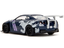 Load image into Gallery viewer, 2009 Nissan GT-R (R35) Ben Sopra Dark Blue with Graphics &quot;Godzilla&quot; &quot;Hollywood Rides&quot; Series 1/32 Diecast Model Car by Jada Jada
