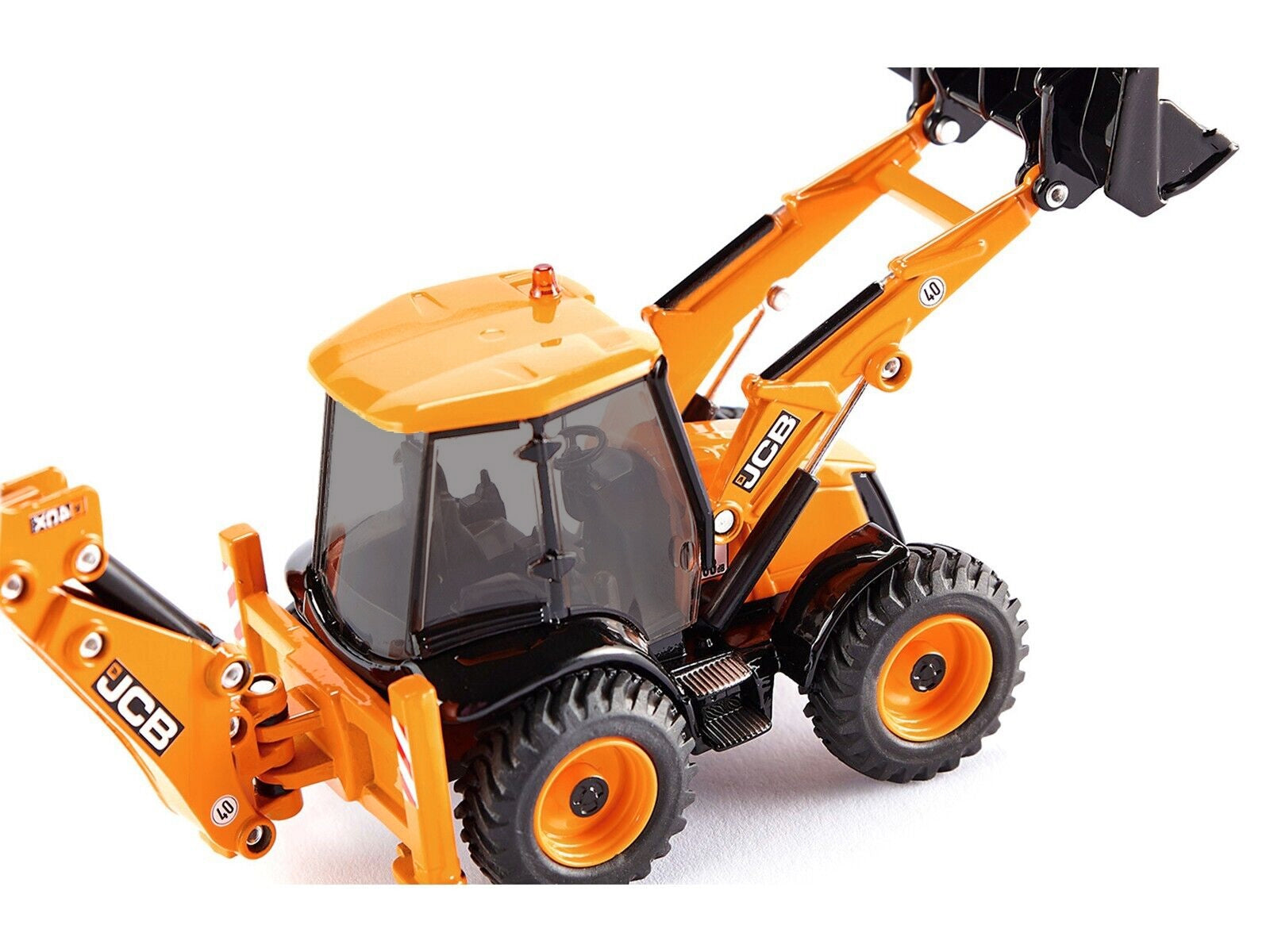 JCB 4CX Back Hoe Loader Yellow 1/50 Diecast Model by Siku SIKU