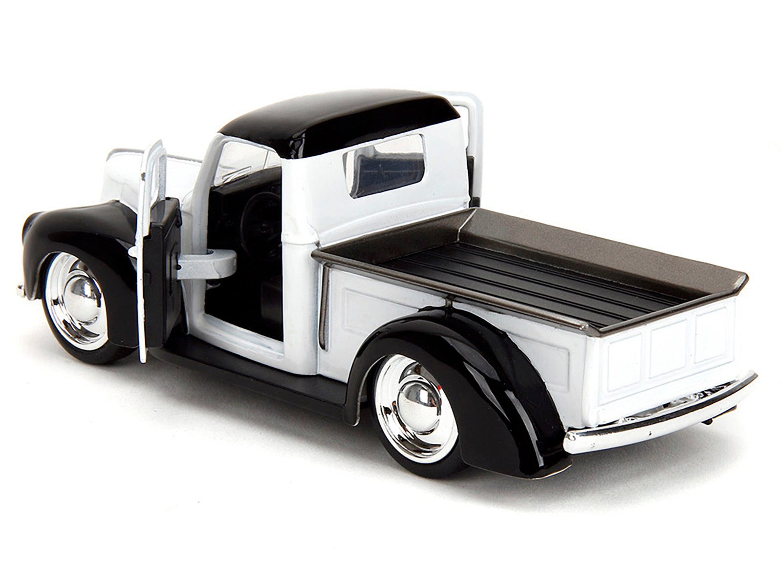 1941 Ford Pickup Truck "Mickey Mouse - Steamboat Willie" White and Black "Hollywood Rides" Series 1/32 Diecast Model Car by Jada Jada