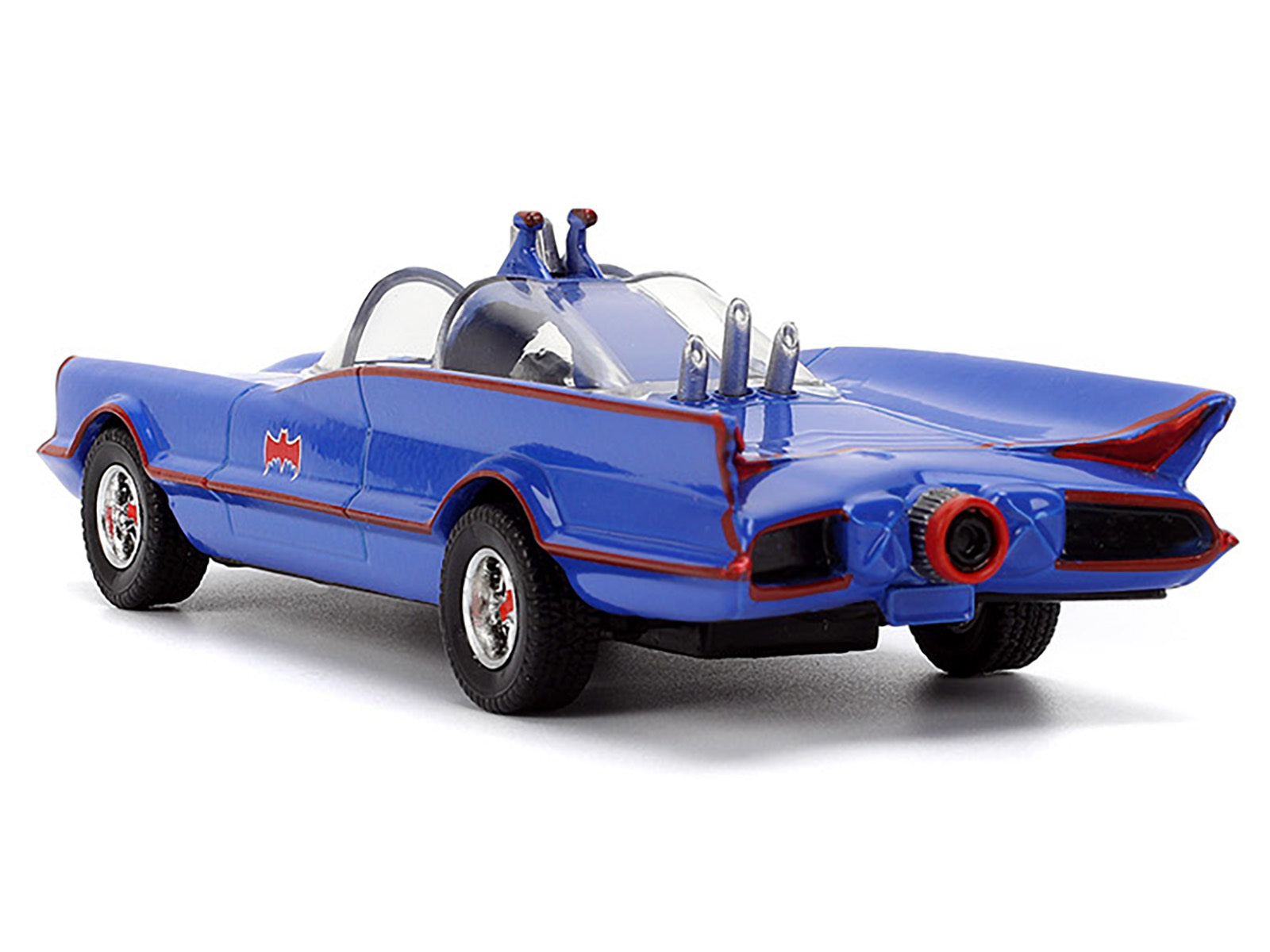 1966 Batmobile Blue "Batman" (1966-1968) Classic TV Series "Hollywood Rides" Series 1/32 Diecast Model Car by Jada Jada