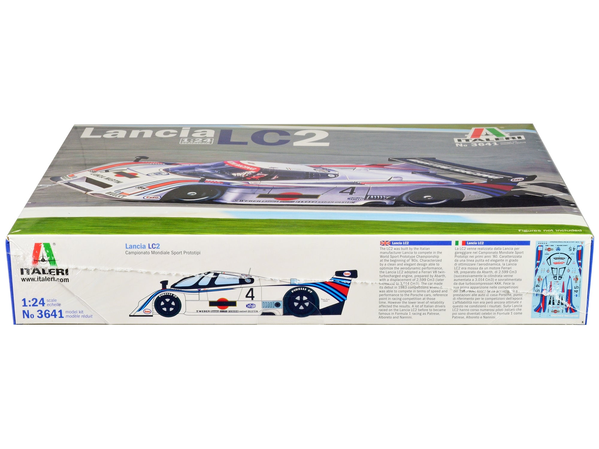 Skill 3 Model Kit Lancia LC2 "World Sport Prototype Championship" 1/24 Scale Model by Italeri Italeri