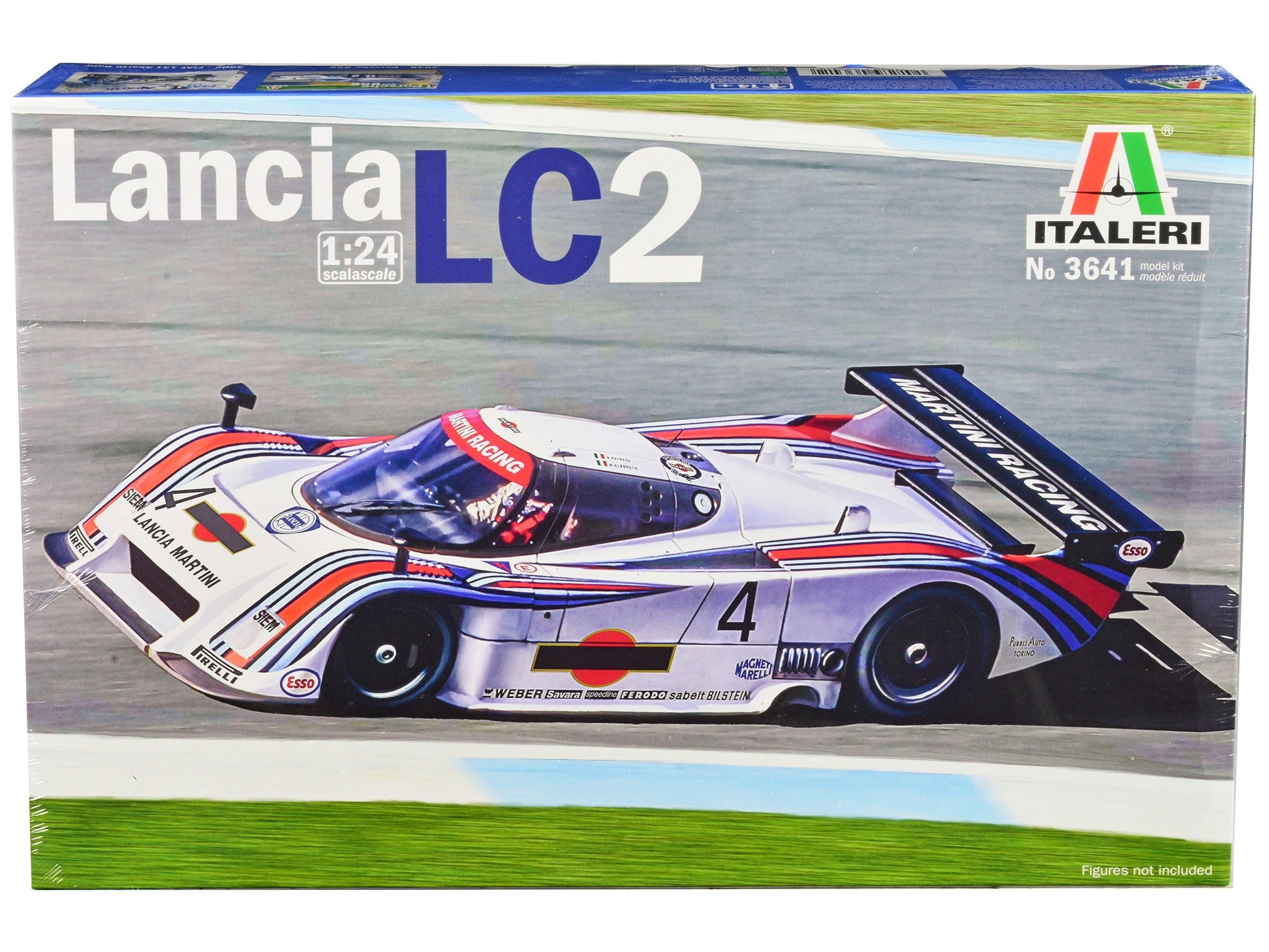 Skill 3 Model Kit Lancia LC2 "World Sport Prototype Championship" 1/24 Scale Model by Italeri Italeri