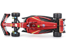 Load image into Gallery viewer, Ferrari SF-24 #55 Carlos Sainz &quot;Formula One F1 World Championship&quot; (2024) with Display Case &quot;Formula Racing&quot; Series 1/43 Diecast Model Car by Bburago Bburago
