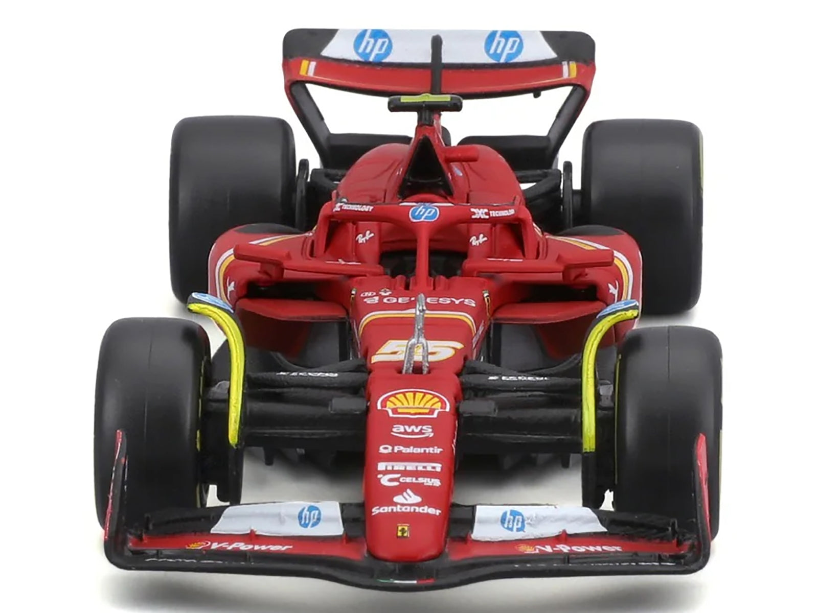 Ferrari SF-24 #55 Carlos Sainz "Formula One F1 World Championship" (2024) "Formula Racing" Series 1/43 Diecast Model Car by Bburago Bburago