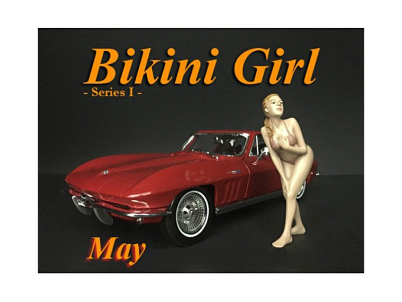 May Bikini Calendar Girl Figure for 1/18 Scale Models by American Diorama American Diorama