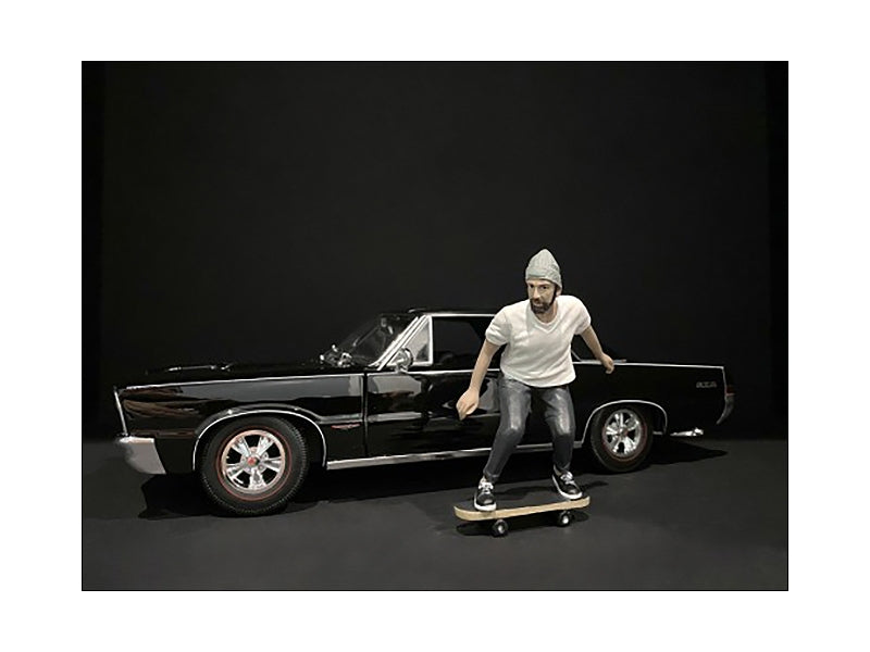 Skateboarder Figurine II for 1/24 Scale Models by American Diorama American Diorama