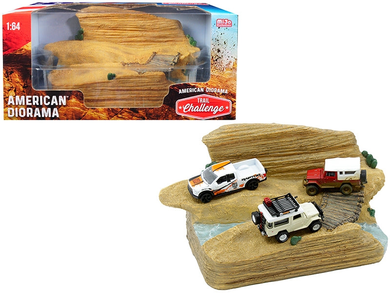 "Trail Challenge" Resin Diorama for 1/64 Scale Models by American Diorama American Diorama