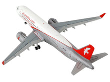 Load image into Gallery viewer, Airbus A320 Commercial Aircraft &quot;Air Arabia&quot; White and Gray with Red Tail 1/400 Diecast Model Airplane by GeminiJets GeminiJets
