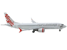 Load image into Gallery viewer, Boeing 737 MAX 8 Commercial Aircraft &quot;Virgin Australia&quot; White with Red Tail Graphics 1/400 Diecast Model Airplane by GeminiJets GeminiJets
