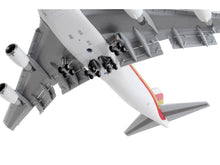 Load image into Gallery viewer, Boeing 747-400F Commercial Aircraft with Flaps Down &quot;Kalitta Air&quot; White with Stripes &quot;Mask&quot; Livery 1/400 Diecast Model Airplane by GeminiJets GeminiJets
