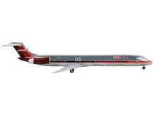 Load image into Gallery viewer, McDonnell Douglas MD-82 Commercial Aircraft &quot;USAir&quot; Silver with Red Tail 1/400 Diecast Model Airplane by GeminiJets GeminiJets
