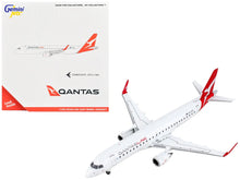 Load image into Gallery viewer, Embraer ERJ-190 Commercial Aircraft &quot;QantasLink&quot; White with Red Tail 1/400 Diecast Model Airplane by GeminiJets GeminiJets
