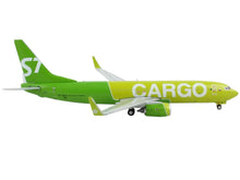 Load image into Gallery viewer, Boeing 737-800BCF Commercial Aircraft &quot;S7 Airlines Cargo&quot; Green 1/400 Diecast Model Airplane by GeminiJets GeminiJets
