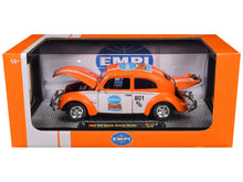 Load image into Gallery viewer, 1952 Volkswagen Beetle Deluxe Model &quot;EMPI Power Rules&quot; Orange and White with Graphics Limited Edition to 6650 pieces Worldwide 1/24 Diecast Model Car by M2 Machines M2
