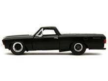 Load image into Gallery viewer, 1967 Chevrolet El Camino Matt Black &quot;Fast &amp; Furious&quot; Series 1/32 Diecast Model Car by Jada Jada
