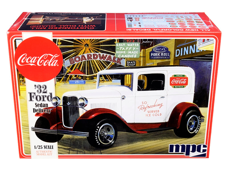 Skill 3 Model Kit 1932 Ford Sedan Delivery "Coca-Cola" 1/25 Scale Model by MPC MPC