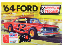 Load image into Gallery viewer, Skill 2 Model Kit 1964 Ford Galaxie &quot;Modified Stocker&quot; 1/25 Scale Model by AMT AMT
